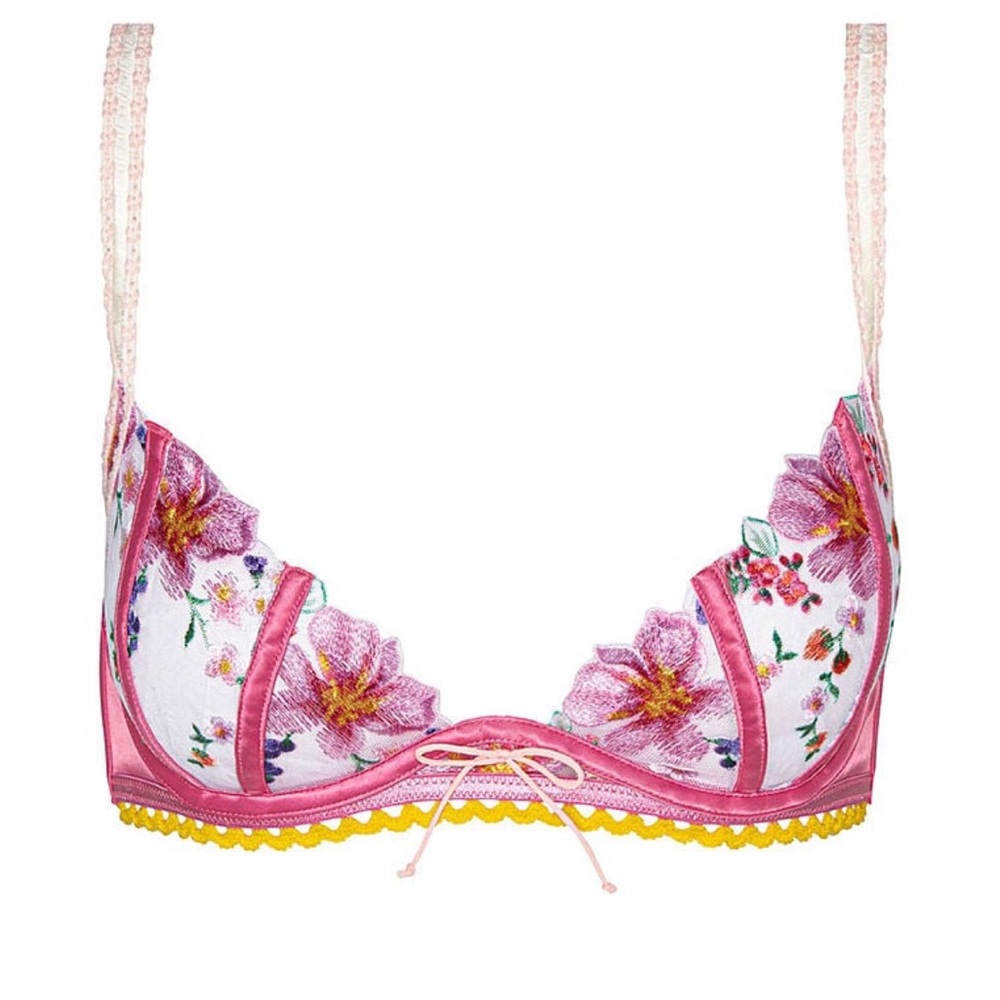 For Love and Lemons Plumeria Bouquet Bra